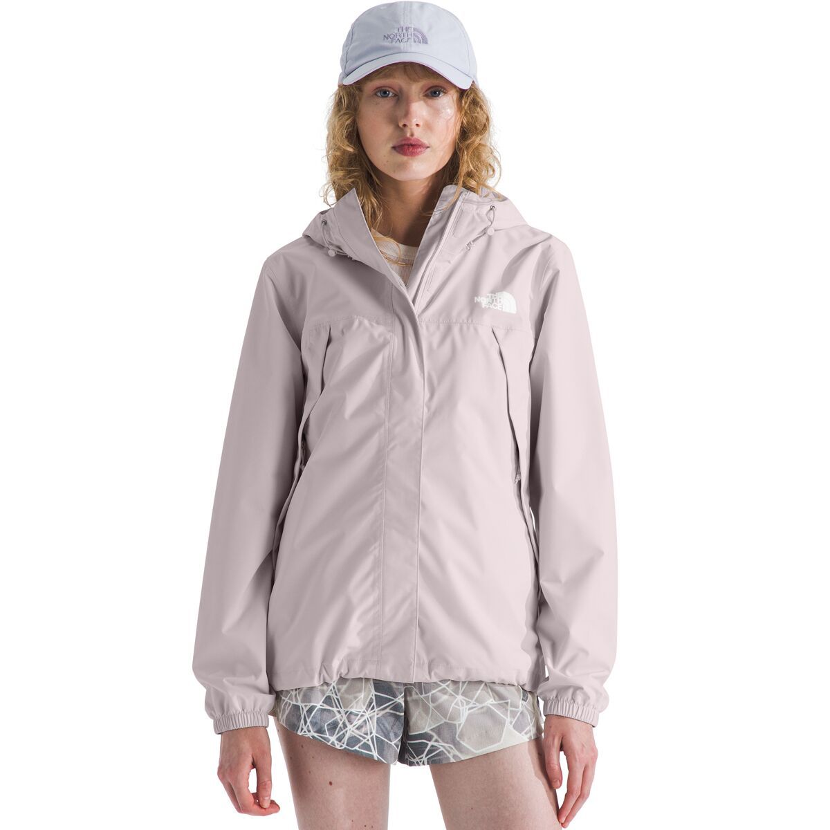 Image of The North Face Antora Rain Jacket - Women's Moonstone Grey, XXL