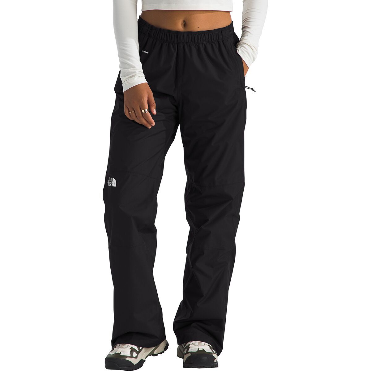 Image of The North Face Antora Rain Pant - Women's TNF Black, L/Reg