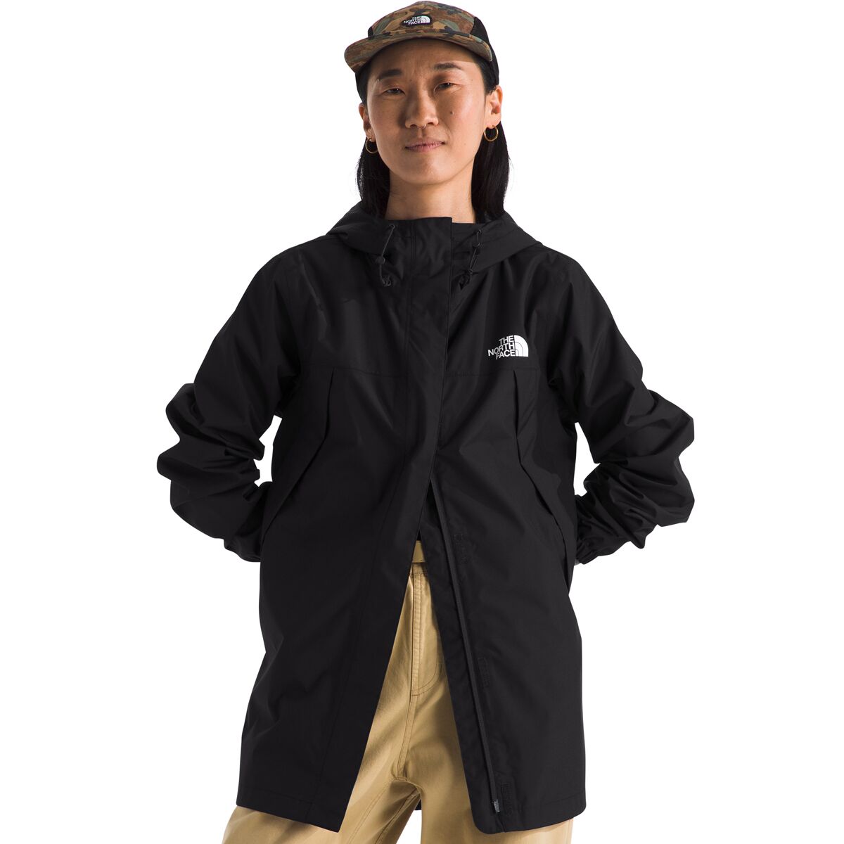 Image of The North Face Antora Rain Parka - Women's TNF Black, XL