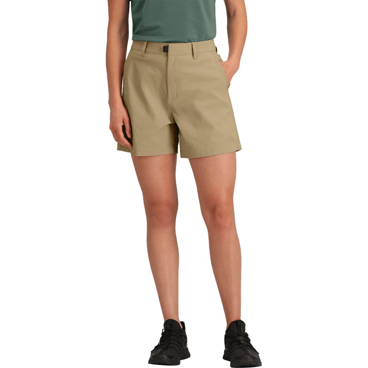 Image of The North Face Basin 5in Short - Women's Khaki Stone, 2/Reg