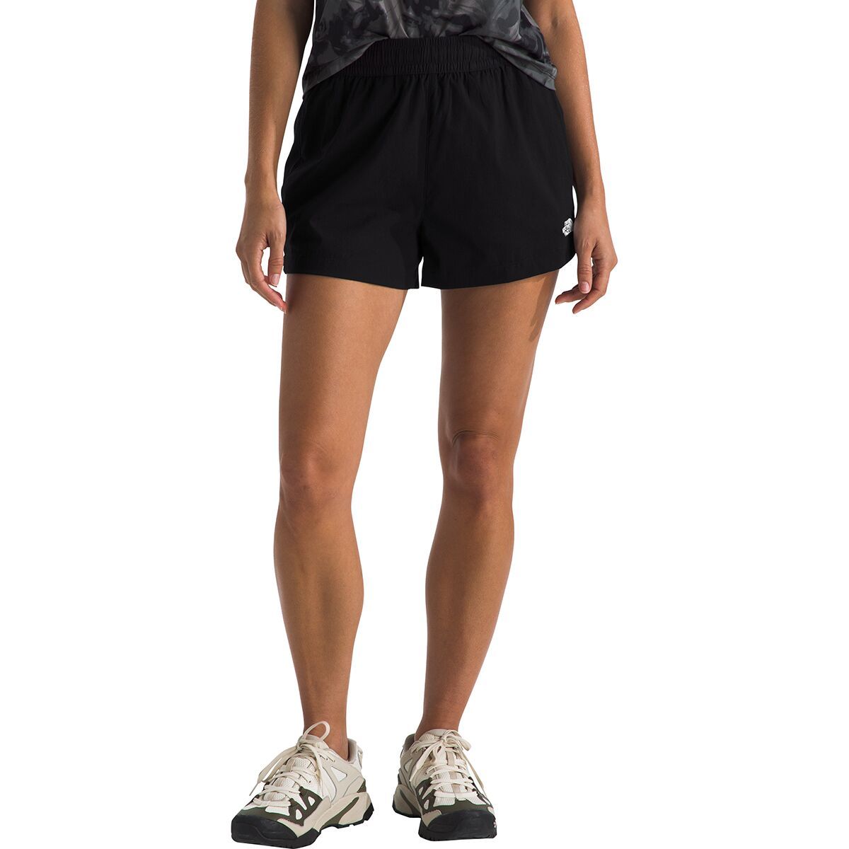 Image of The North Face Class V Pathfinder Pull-On 3in Short - Women's TNF Black, M/Reg