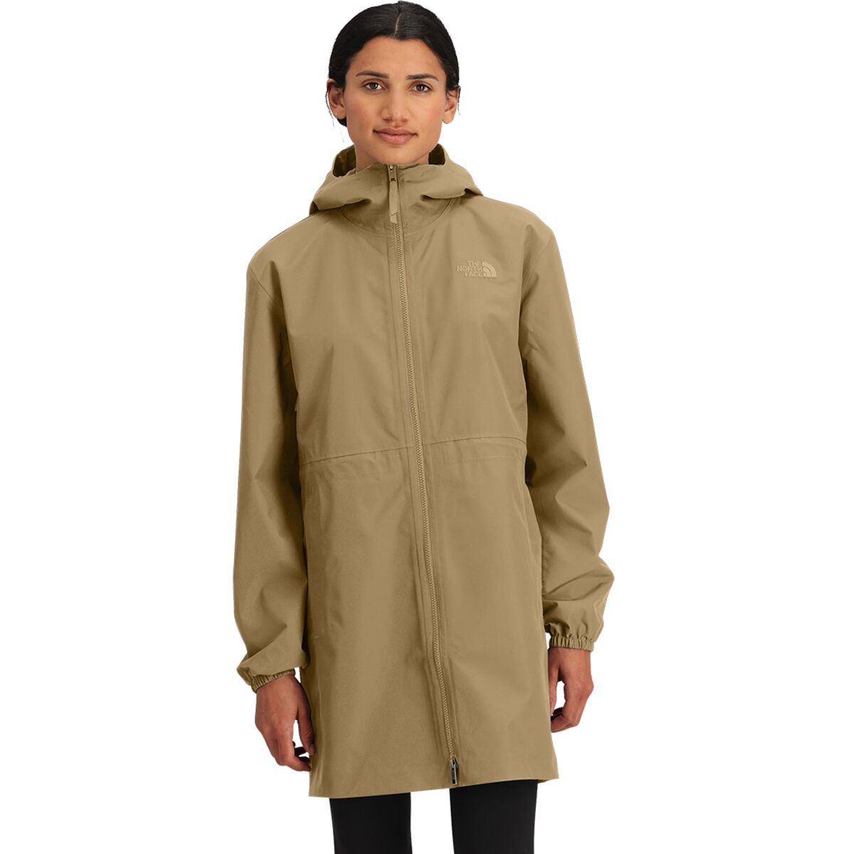 Image of The North Face Daybreak Mid Rain Parka - Women's Khaki Stone, XS