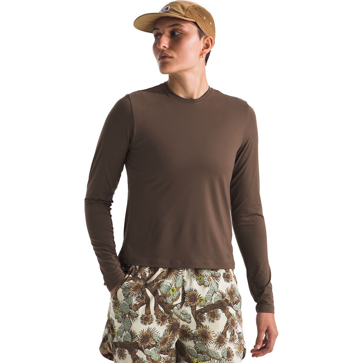The North Face Dune Sky Long-Sleeve Shirt - Women's Smokey Brown, XL