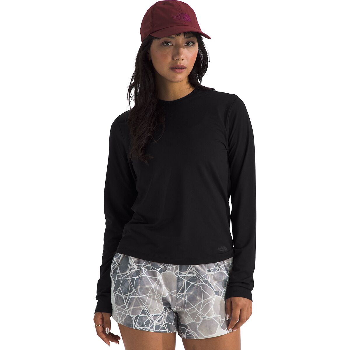 Image of The North Face Dune Sky Long-Sleeve Shirt - Women's TNF Black, XL