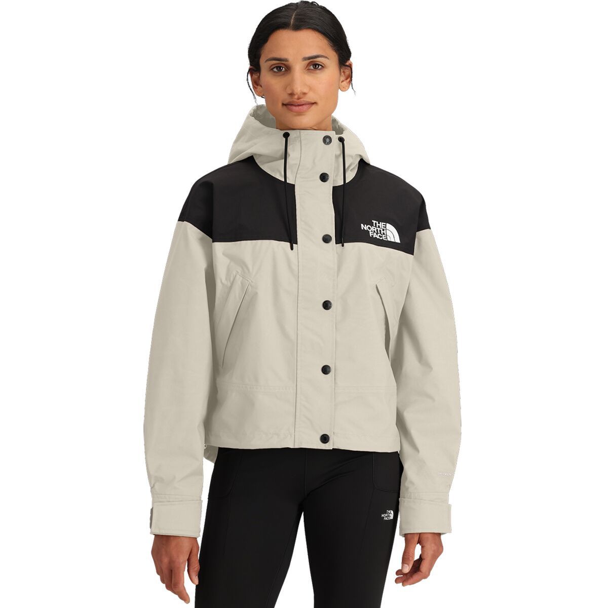 Image of The North Face Reign On Jacket - Women's White Dune/TNF Black, XS