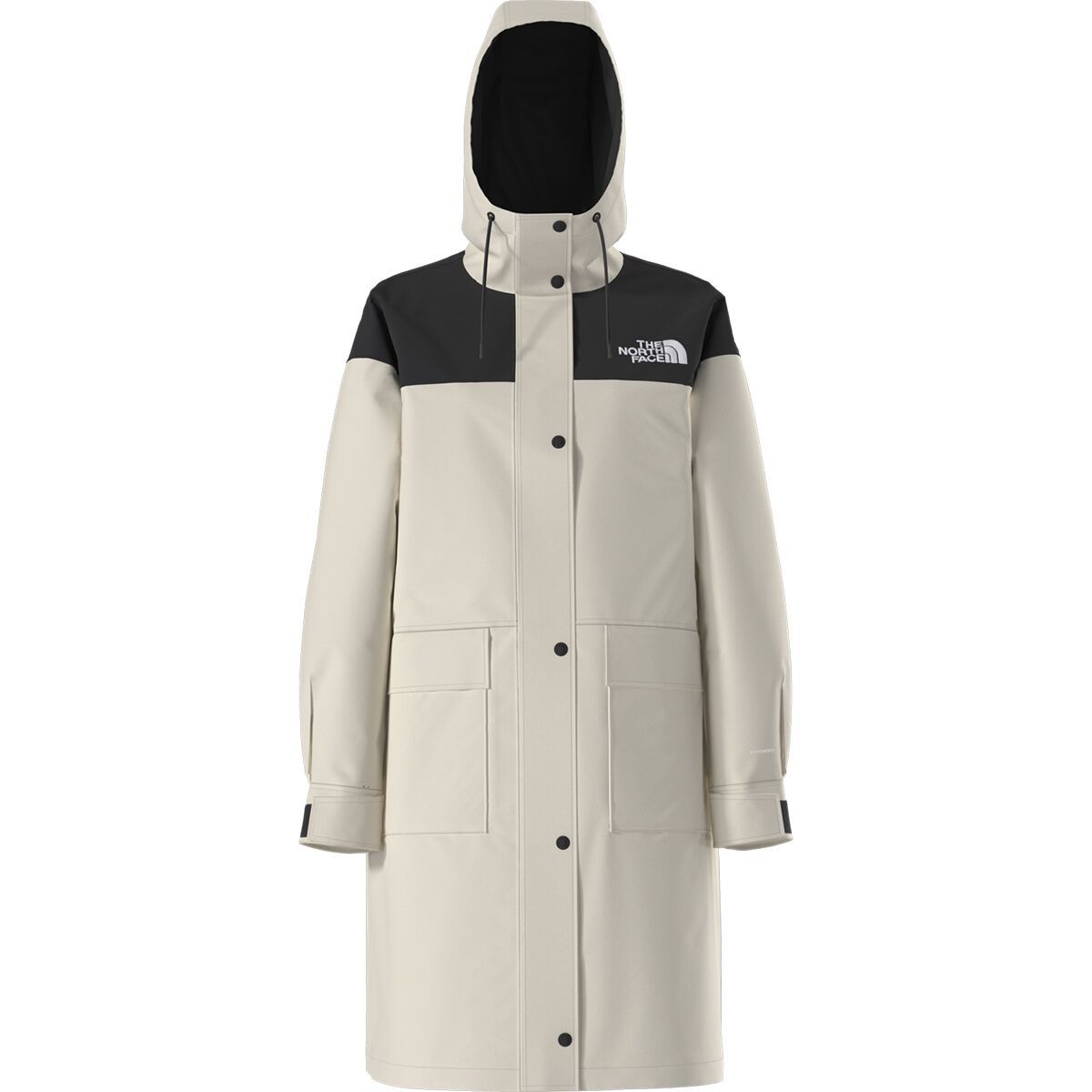 The North Face Reign On Parka - Women's White Dune/TNF Black, L