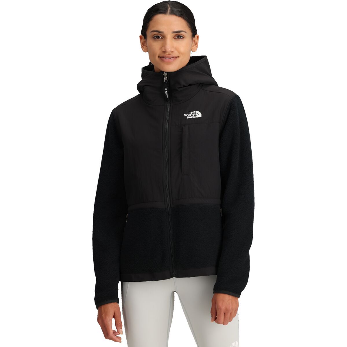 Image of The North Face Retro Denali Hoodie - Women's TNF Black, 3XL