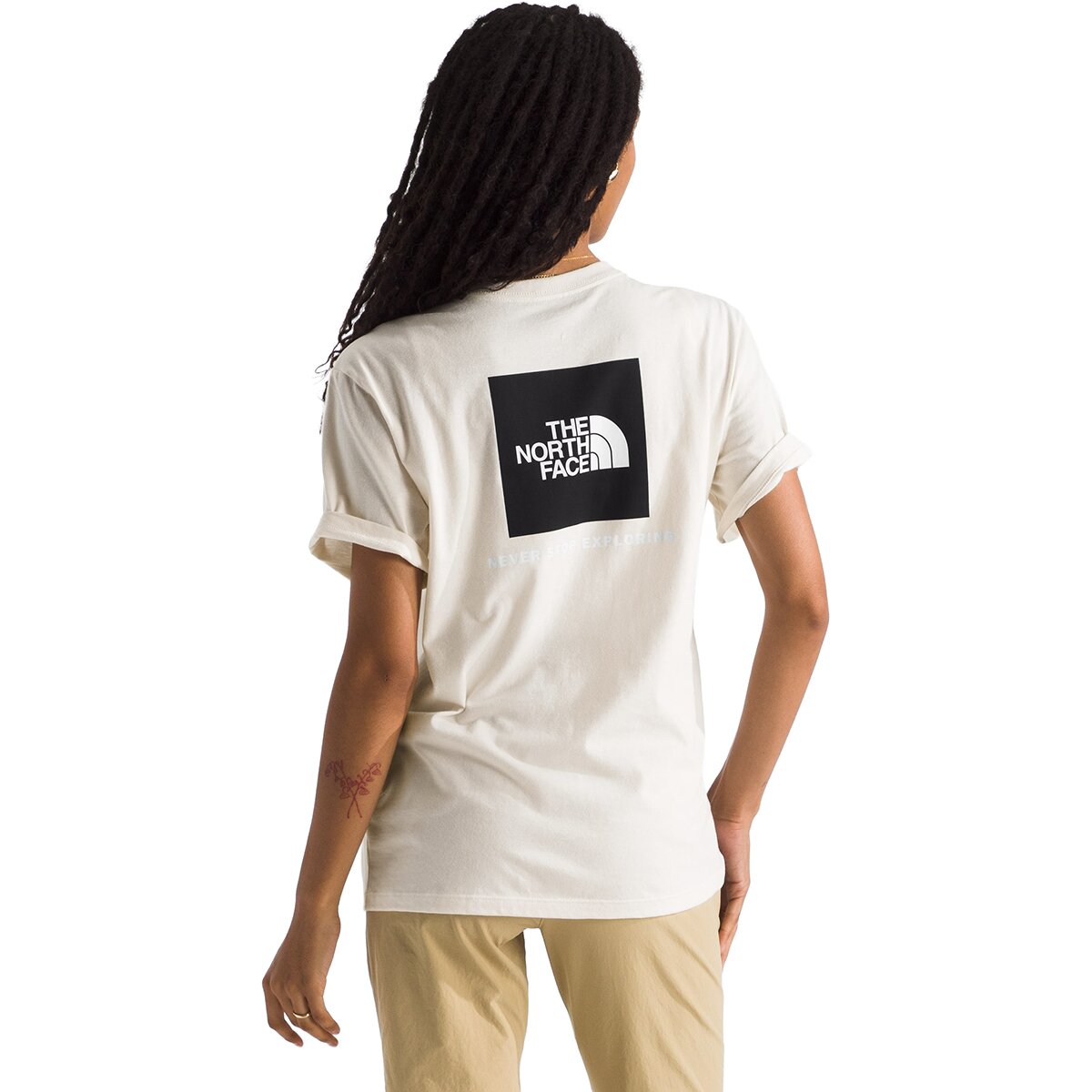 Image of The North Face Short-Sleeve Core Box NSE T-Shirt - Women's White Dune, XXL