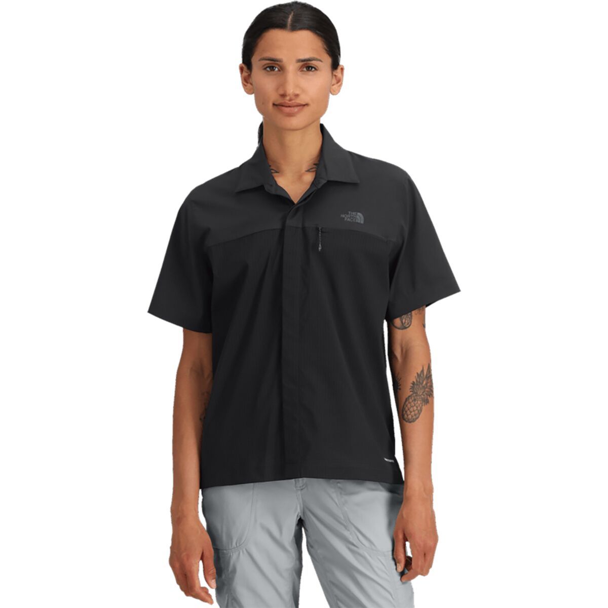 The North Face Short-Sleeve LIGHTRANGE Shirt - Women's TNF Black, XS