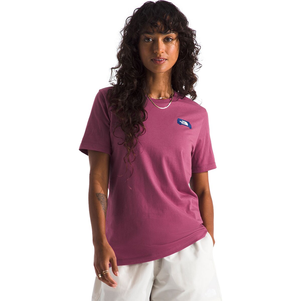 売れ筋商品|||ノースフェイス カットソー トップス レディース Short-Sleeve Outdoor Graphic T-Shirt - Women's Cyber Berry Women's Short Sleeve Outdoor Graphic Tee - Cyber Berry