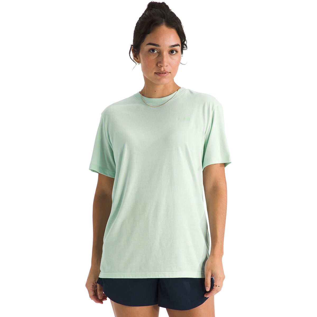 Image of The North Face Short-Sleeve Tri-Blend T-Shirt - Women's Opal Frost White Heather, M