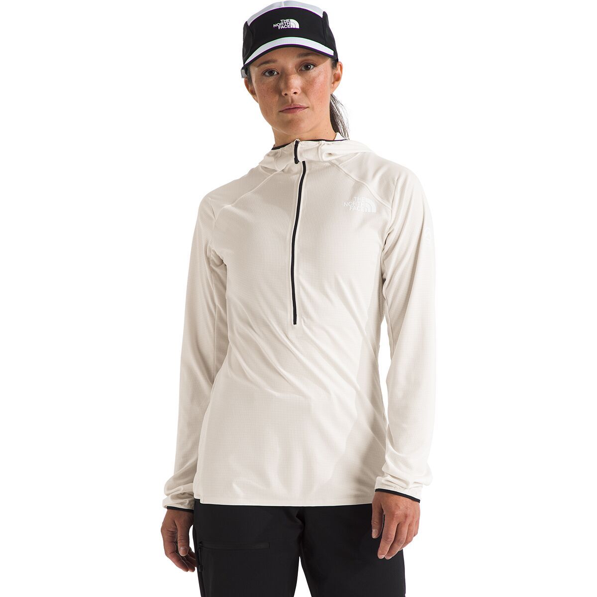Image of The North Face Summit Direct Sun Hoodie - Women's White Dune, XL