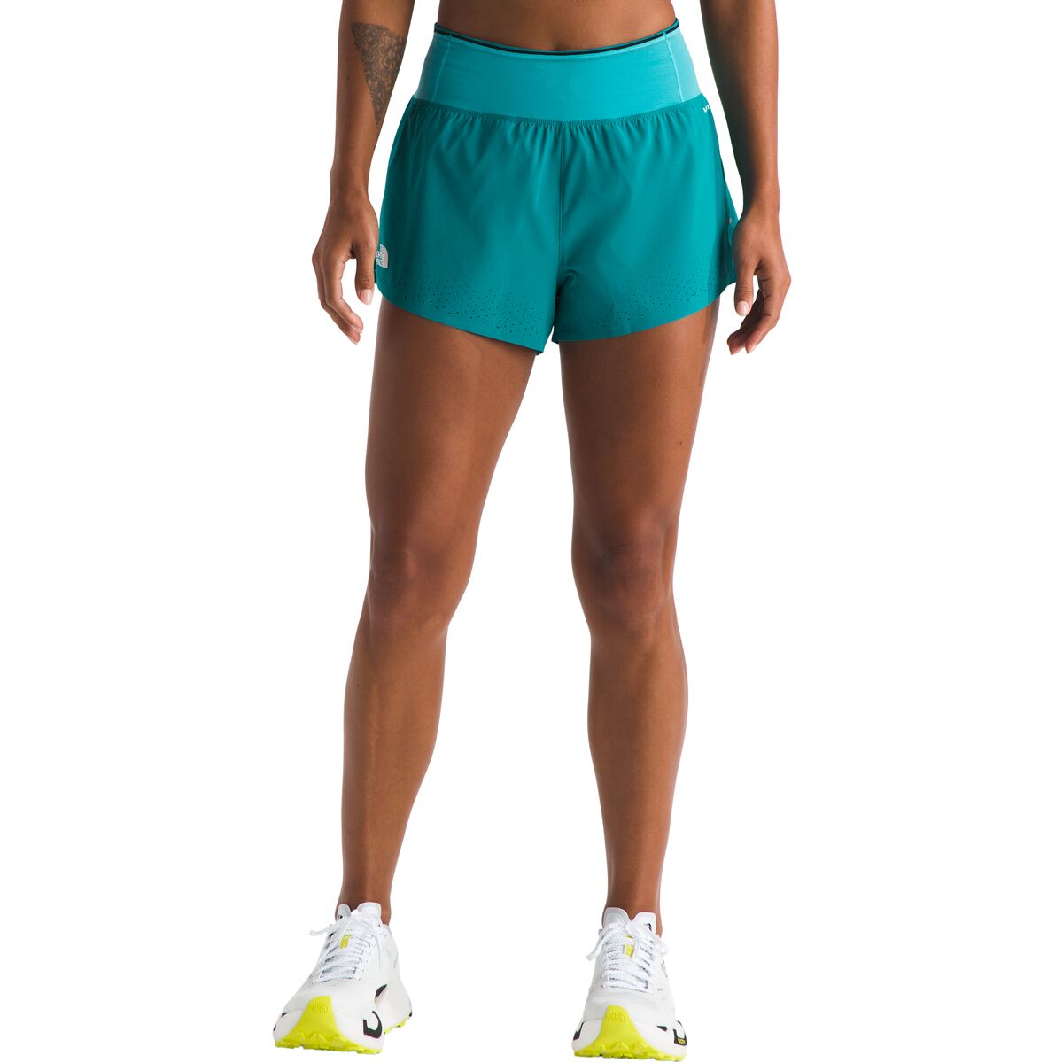 Image of The North Face Summit Pacesetter 3in Short - Women's Galactic Blue/Deep Teal, XXL/Short