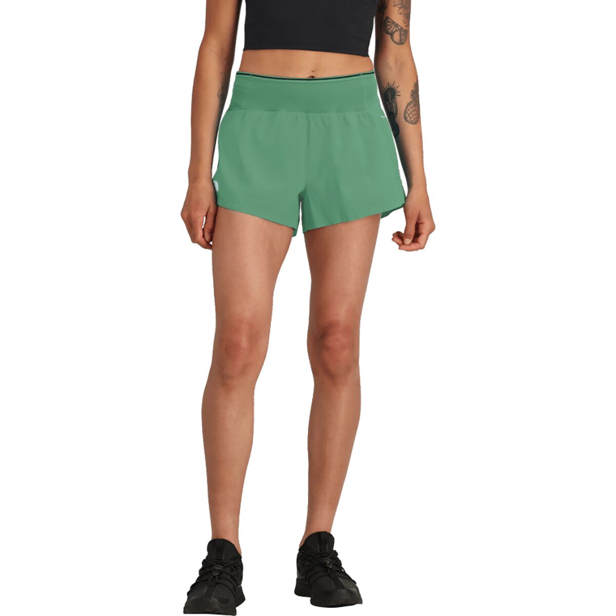 Image of The North Face Summit Pacesetter 3in Short - Women's Nebula Green, XL/Short