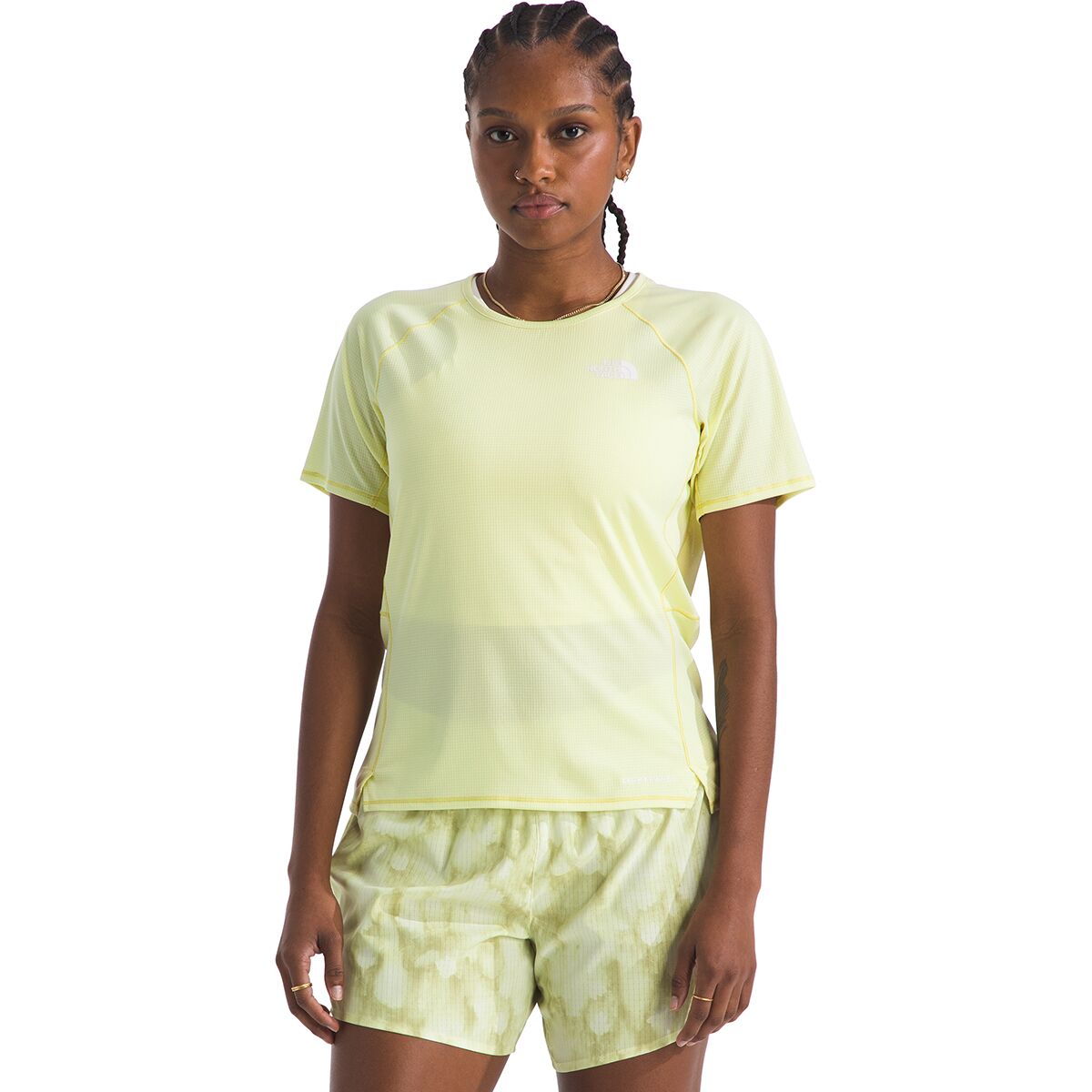 Image of The North Face Sunriser Short-Sleeve Shirt - Women's Lemon Mist, S