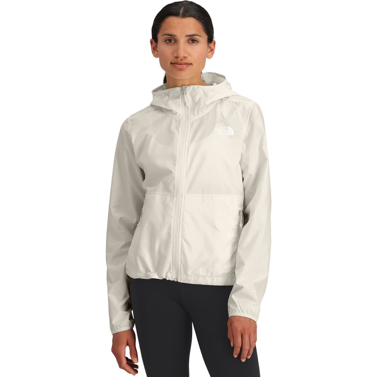 Image of The North Face TNF Cyclone Wind Jacket - Women's White Dune, M