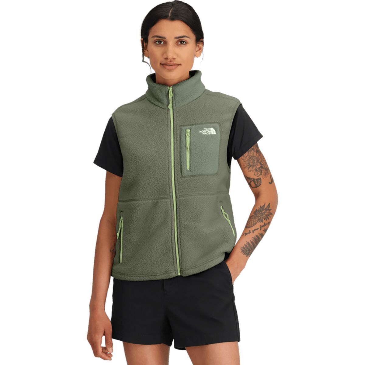 The North Face Yumiori Vest - Women's Bark Mist/Slate Moss, S