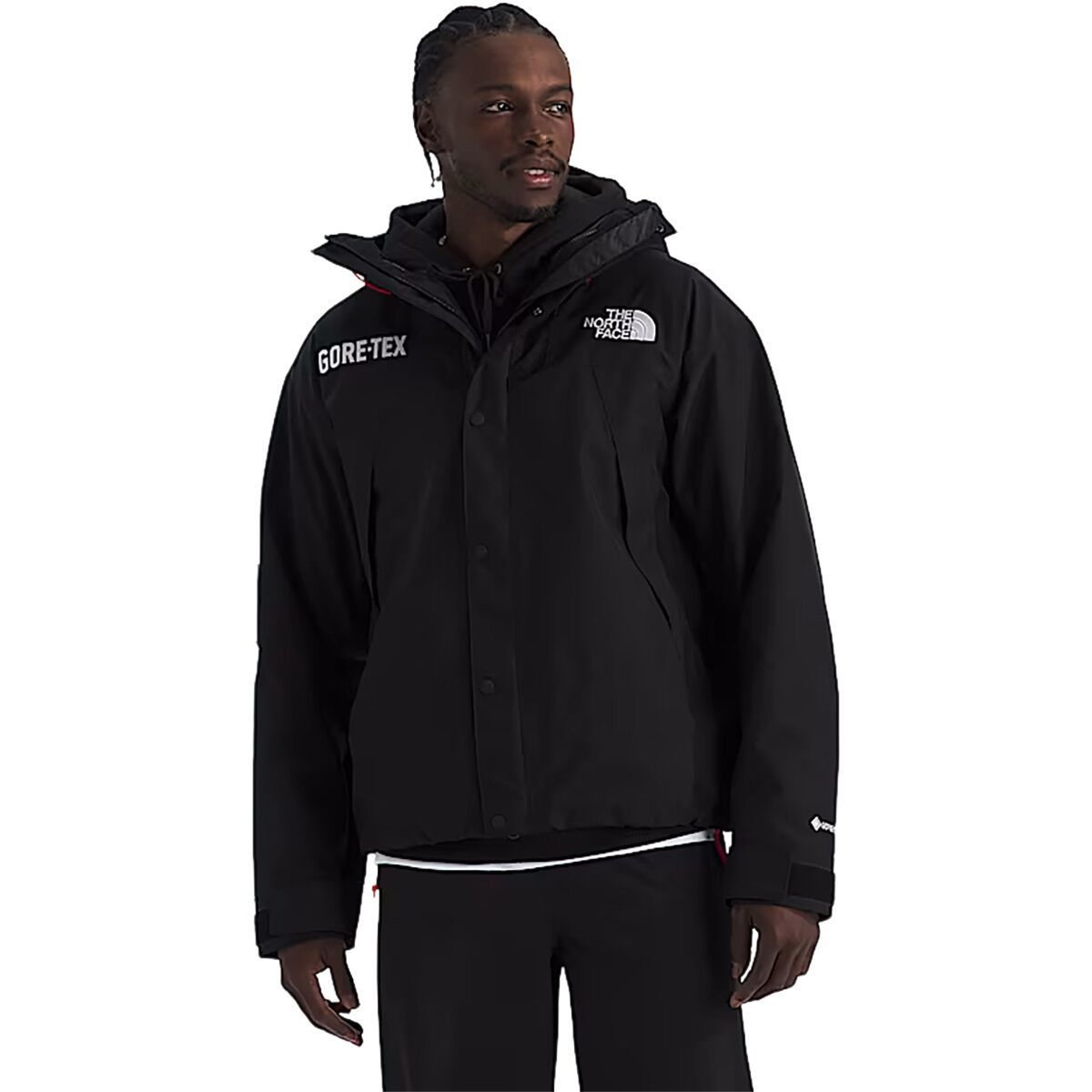Image of The North Face GTX Mountain Jacket - Kids' TNF Black/TNF Black/TNF Red, M