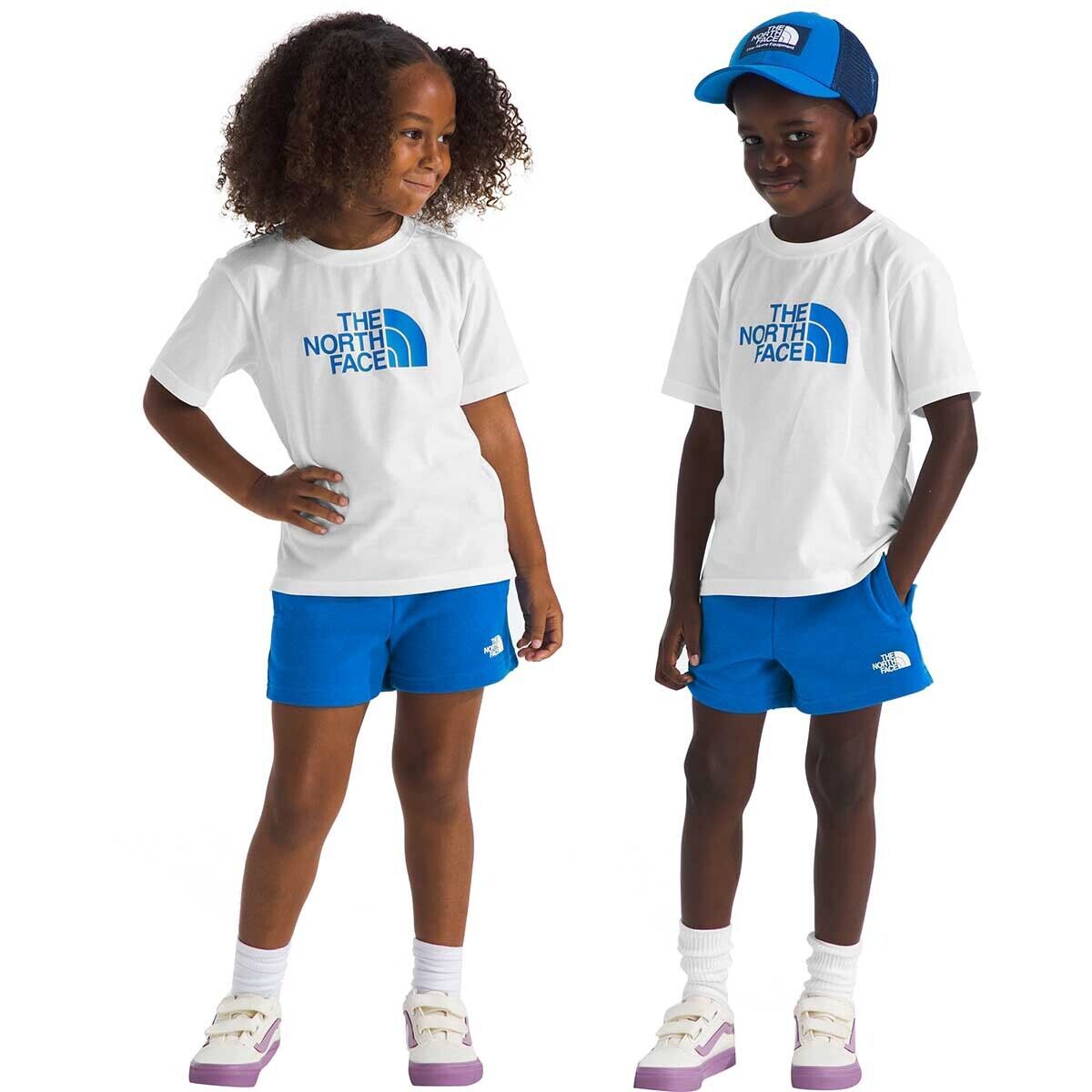 Image of The North Face Graphic Cotton Summer Set - Toddlers' TNF White/Hero Blue, 2T