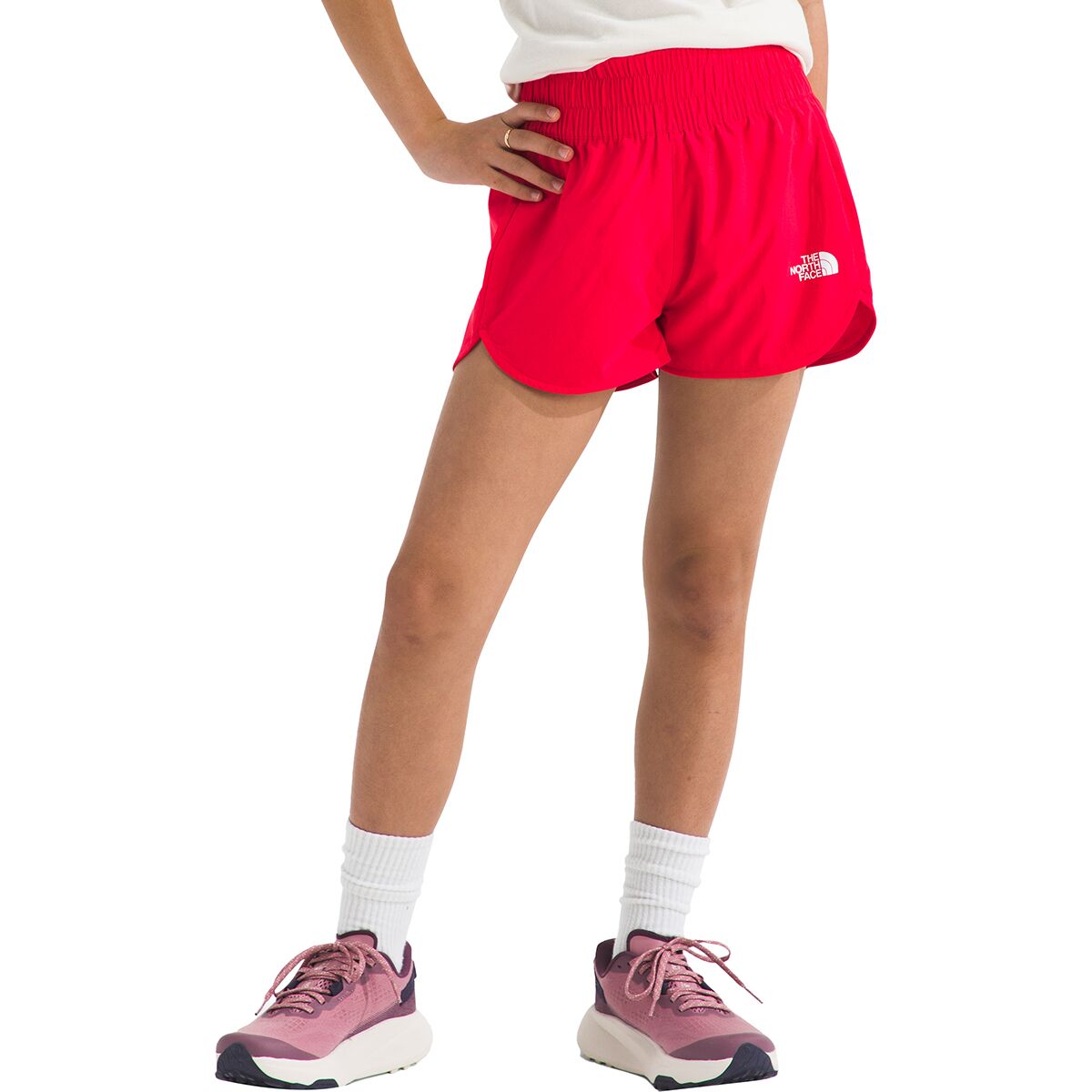 The North Face The North Face Never Stop Movn Short - Girls' Hibiscus, S - $17.50 at Backcountry.com