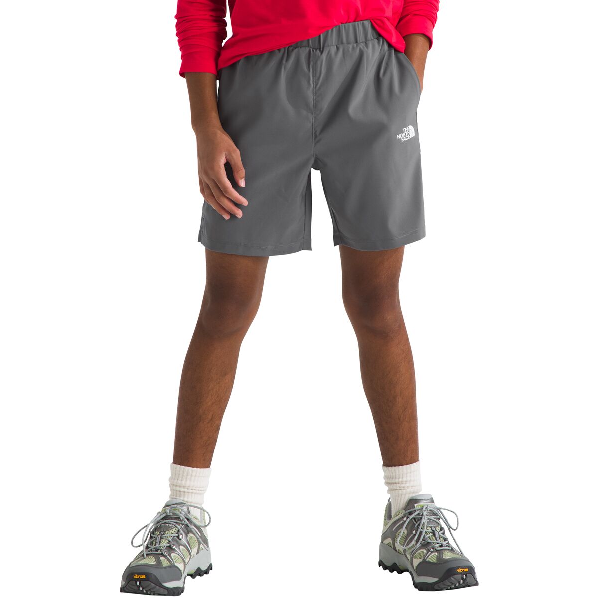 The North Face The North Face On The Trail Short - Boys' Smoked Pearl, S