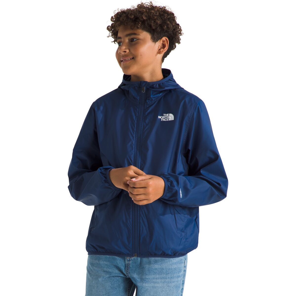 The North Face TNF Cyclone Wind Jacket - Boys' Estate Blue, S