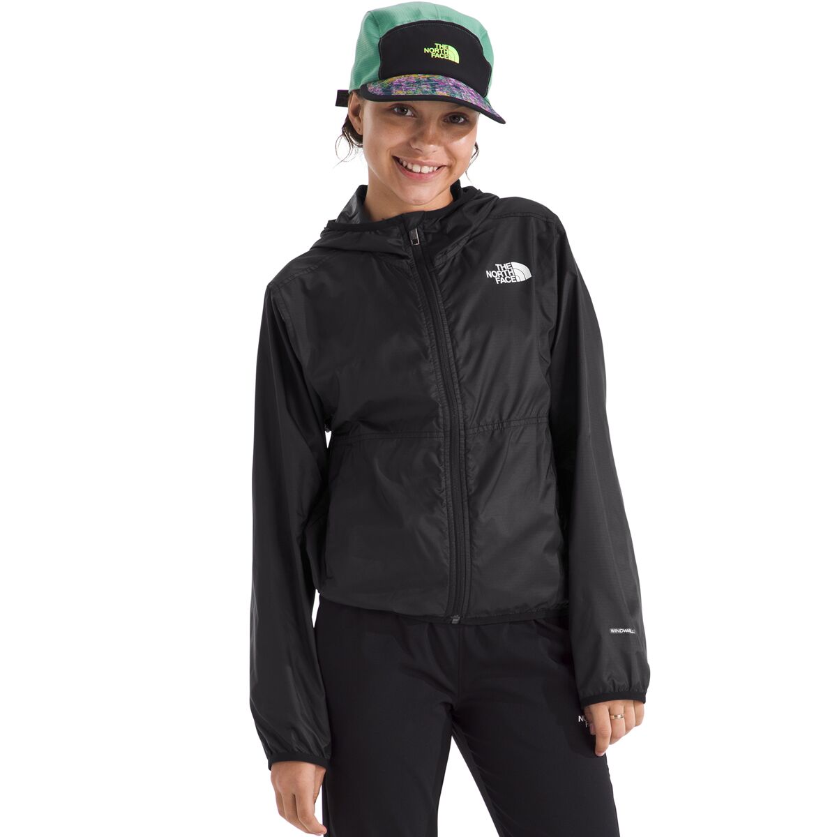 Image of The North Face TNF Cyclone Wind Jacket - Girls' TNF Black, M
