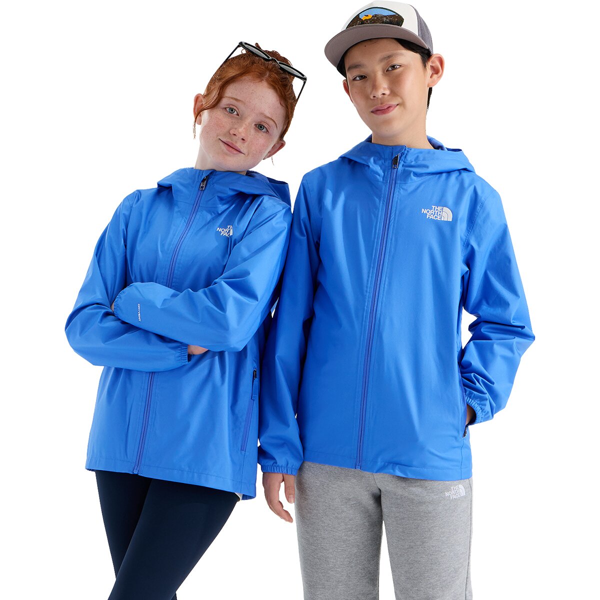 Image of The North Face Zipline Rain Jacket - Kids' Active Blue, M