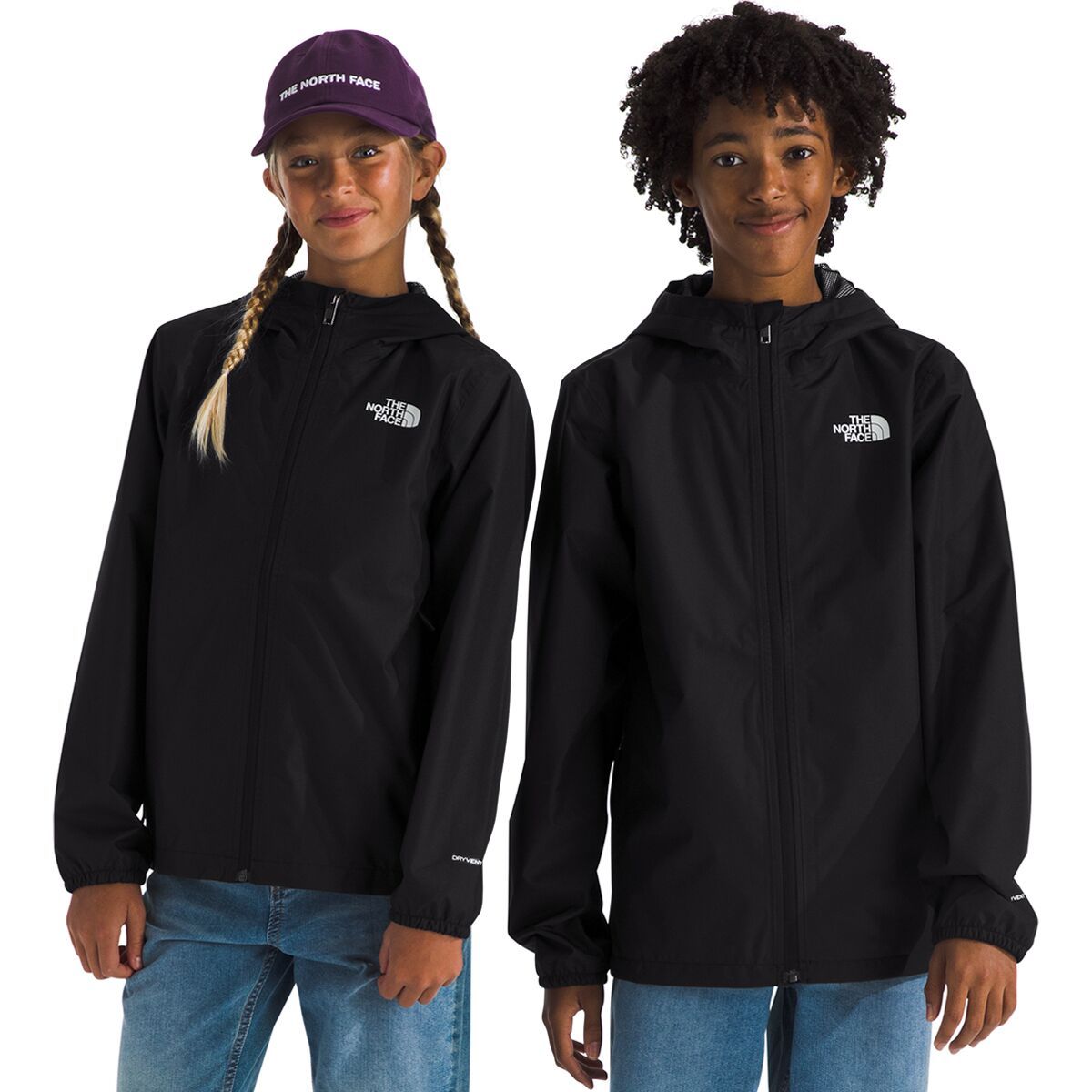 Image of The North Face Zipline Rain Jacket - Kids' TNF Black, XS