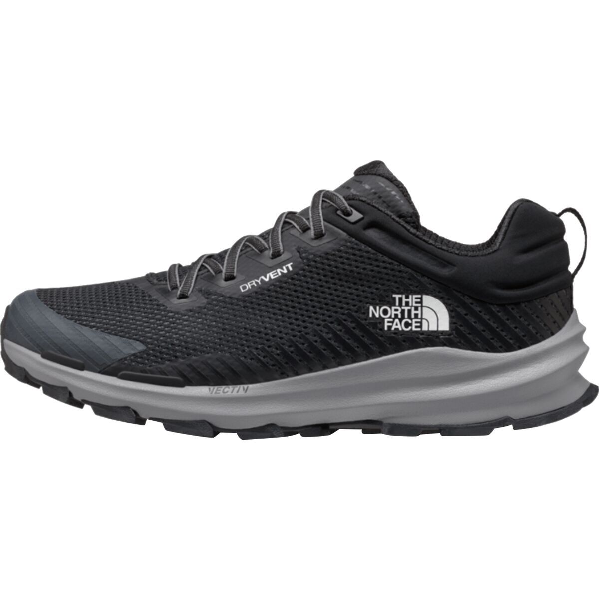 The North Face Vectiv Fastpack WP Hiking Shoe - Men's TNF Black/Vanadis Grey, 11.0