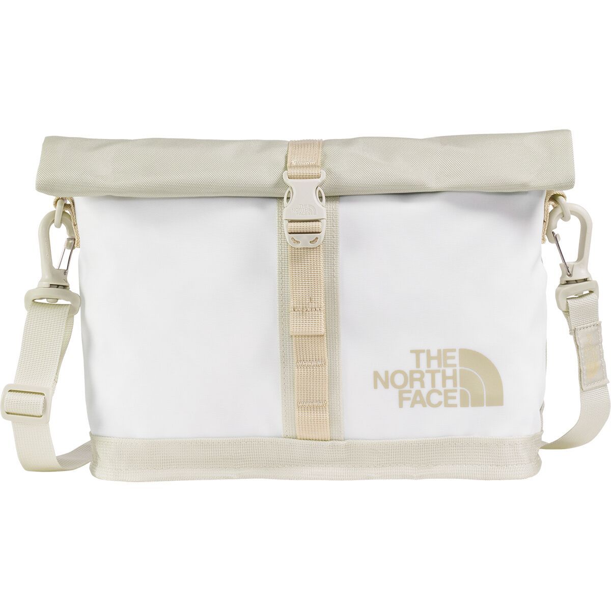Image of The North Face Base Camp Shoulder Bag White Ash/Calacatta/Pale Khaki, One Size