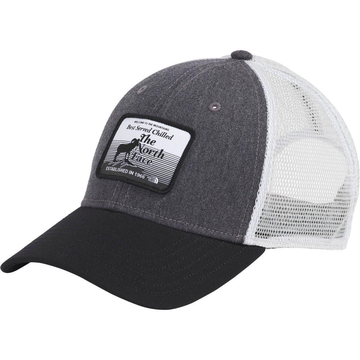 Image of The North Face Graphic Mudder Trucker Hat TNF Medium Grey Heather/Brew Patch, One Size