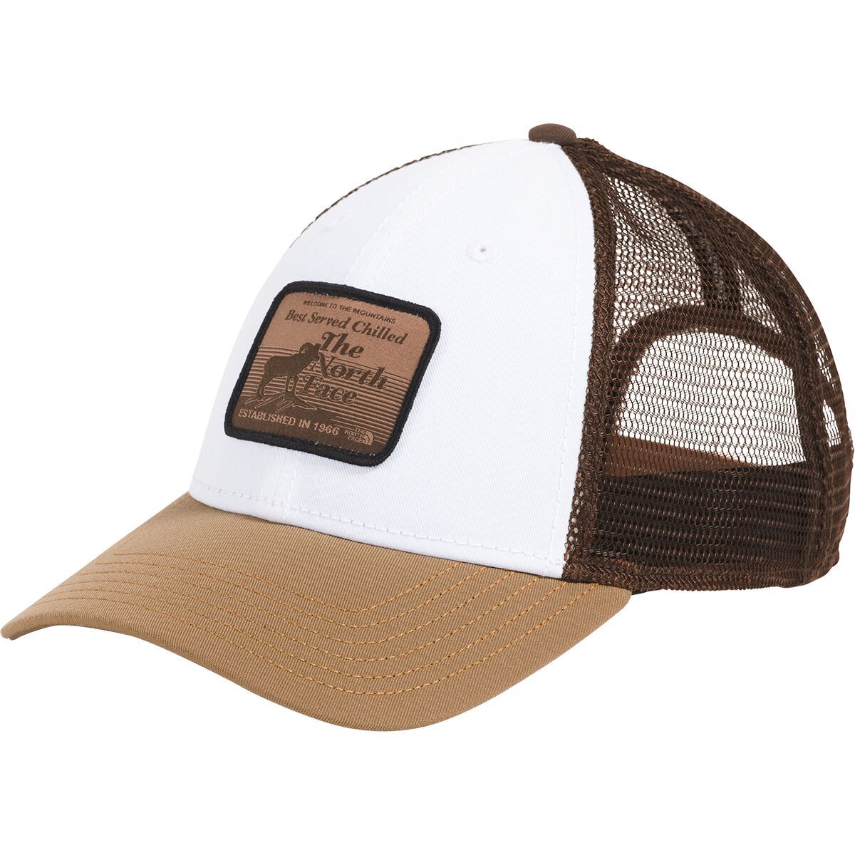 The North Face Graphic Mudder Trucker Hat Utility Brown/Smokey Brown/Brew Patch, One Size