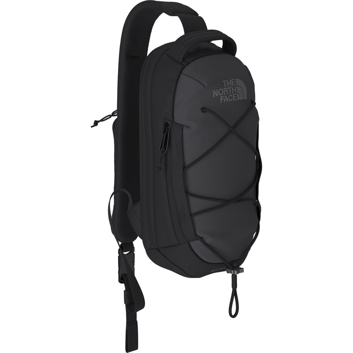 Image of The North Face Borealis Sling Bag Asphalt Grey Light Heather/TNF Black, One Size