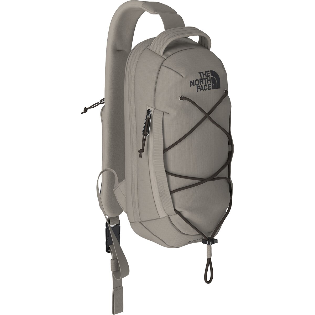 Image of The North Face Borealis Sling Bag Stone Slab/Dark Chestnut/Asphalt Grey, One Size