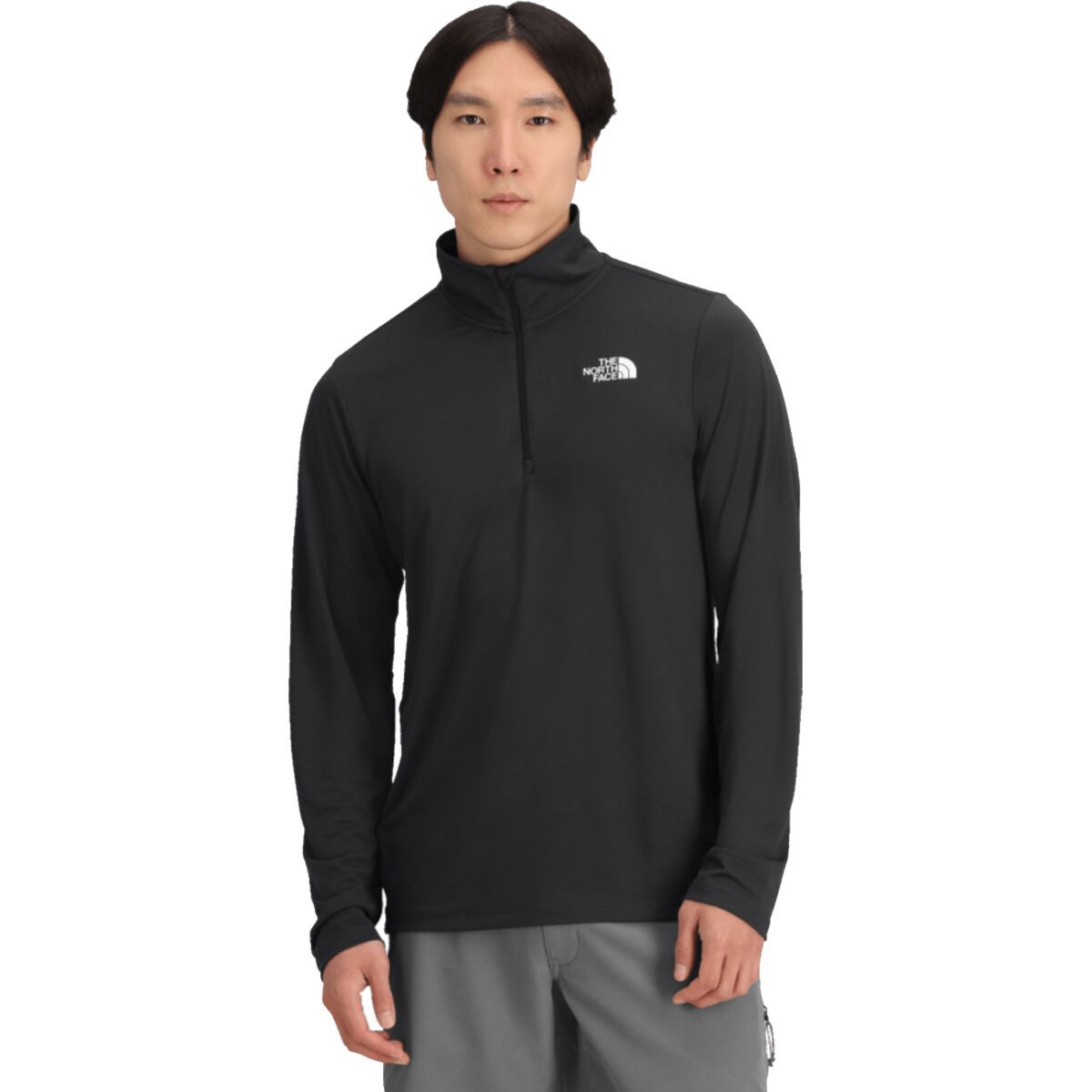 Image of The North Face 24/7 1/4-Zip T-Shirt - Men's TNF Black, L