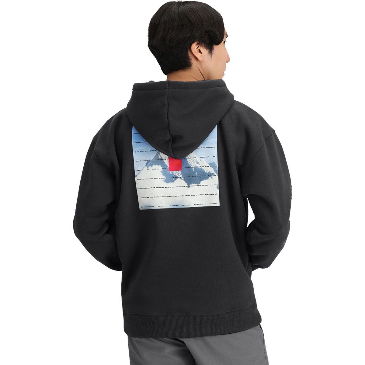 Image of The North Face 40th Anniversary Mountain Heavyweight Graphic Hoodie - Men's TNF Black, M
