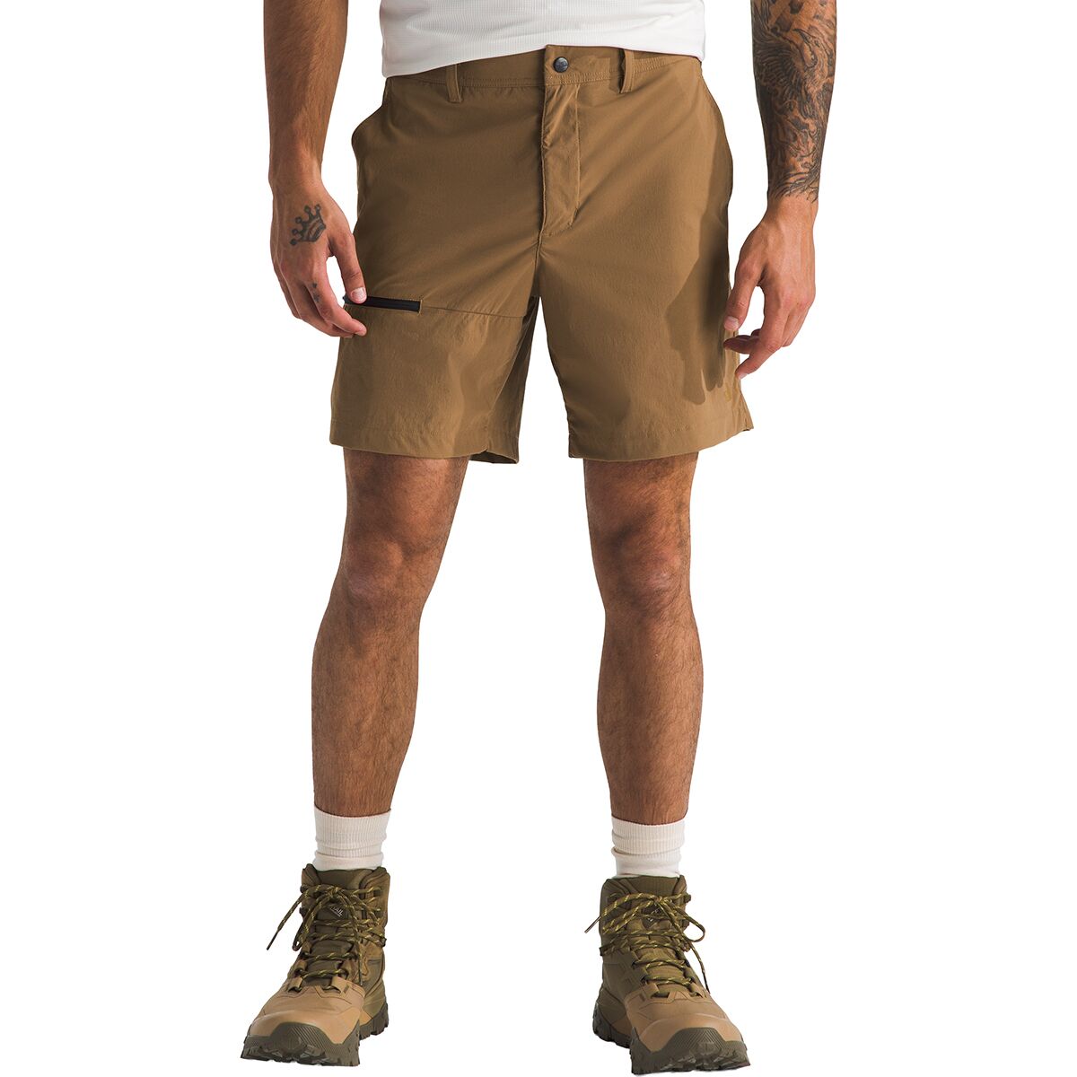 Image of The North Face Basin 7in Short - Men's Utility Brown, 38/Reg