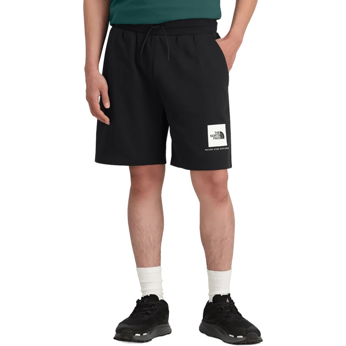 Image of The North Face Box NSE Regular Short - Men's TNF Black/TNF White, M/Reg