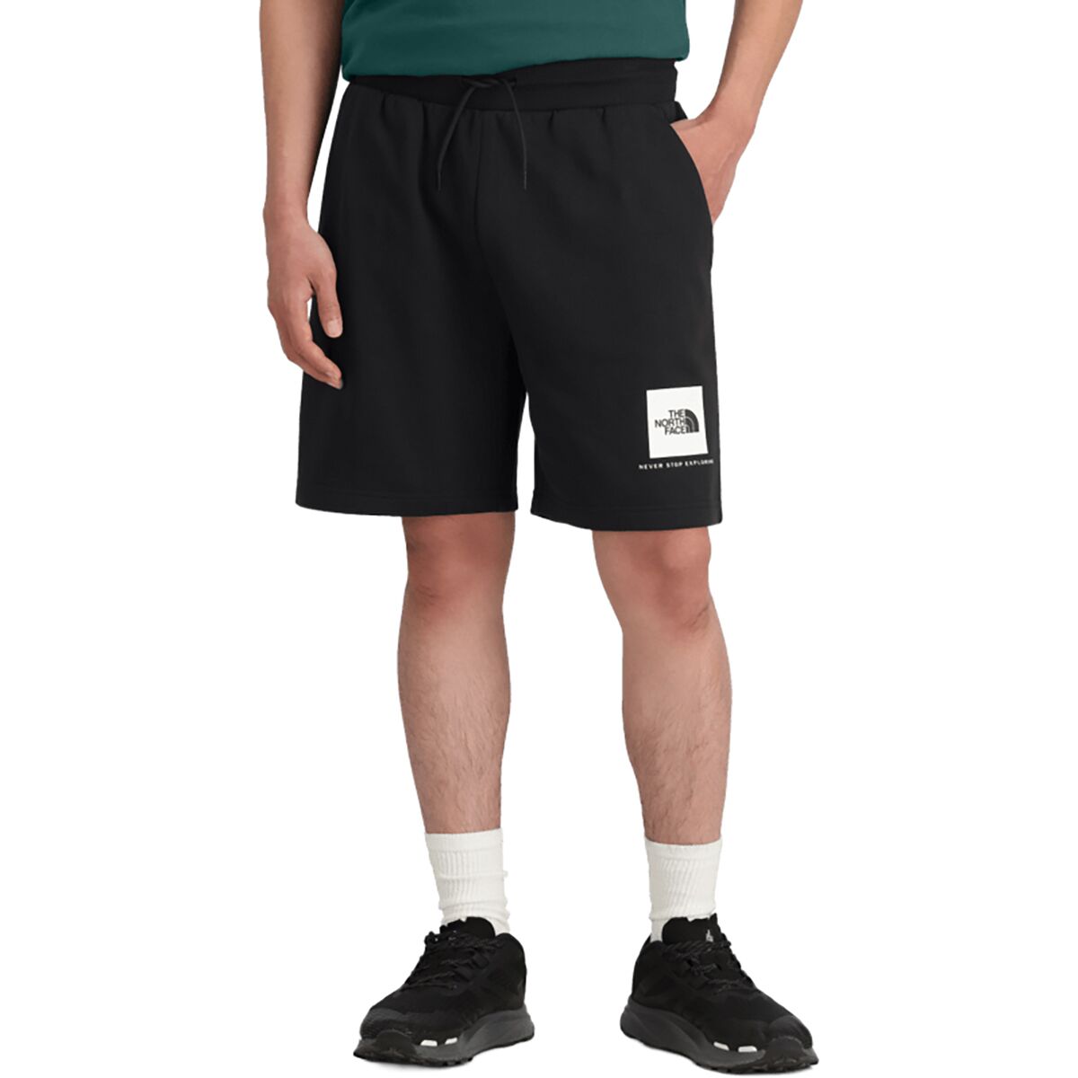 The North Face The North Face Box NSE Regular Short - Men's TNF Black/TNF White, S/Reg