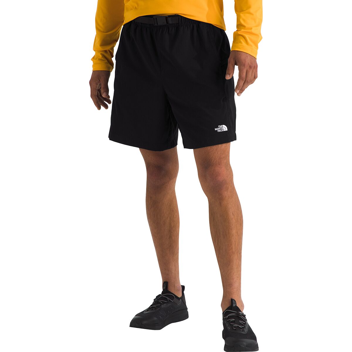 Image of The North Face Class V Pathfinder Belted 7in Short - Men's TNF Black, L/Reg