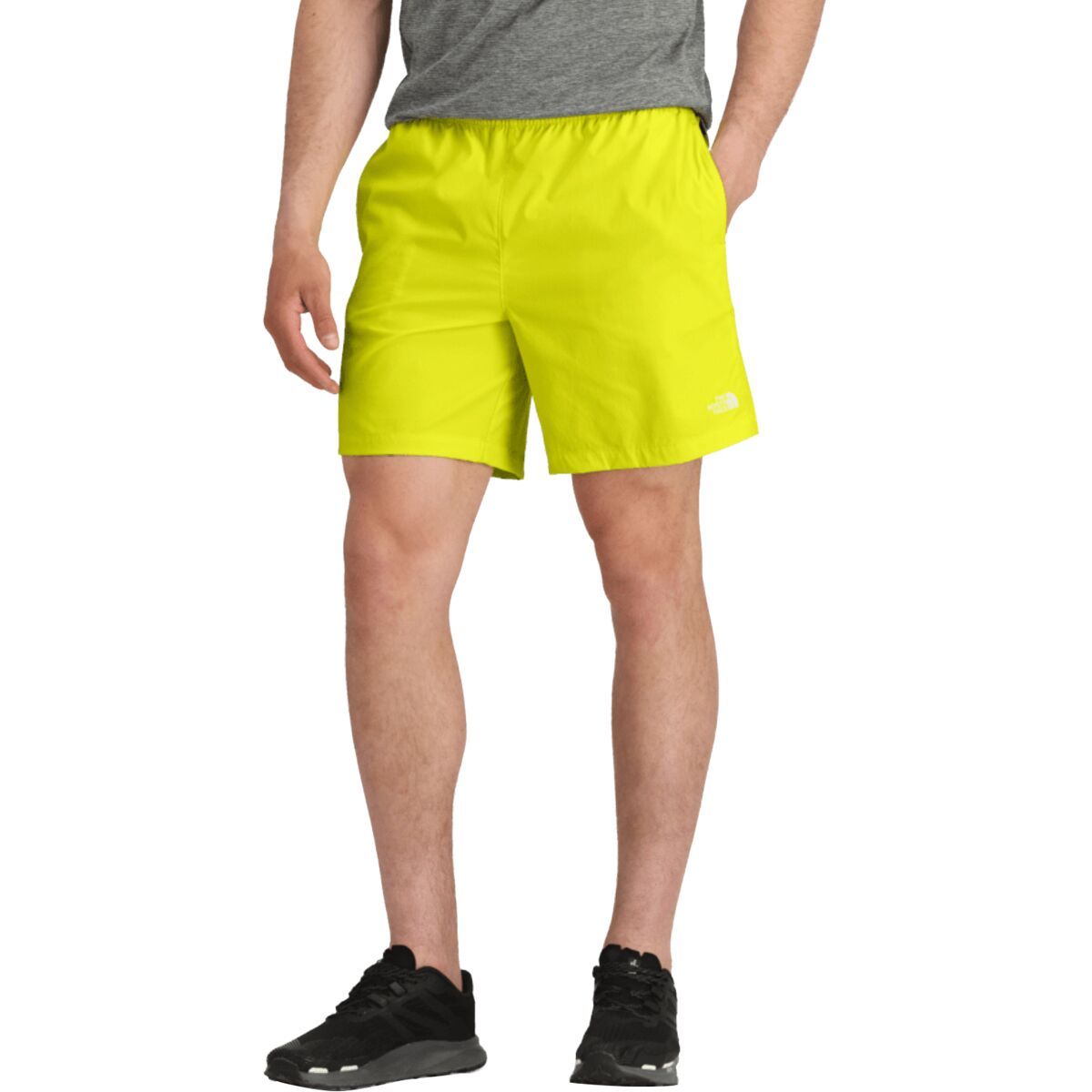Image of The North Face Class V Pathfinder Pull-On 7in Short - Men's Sulphur Spring Green, L/Reg