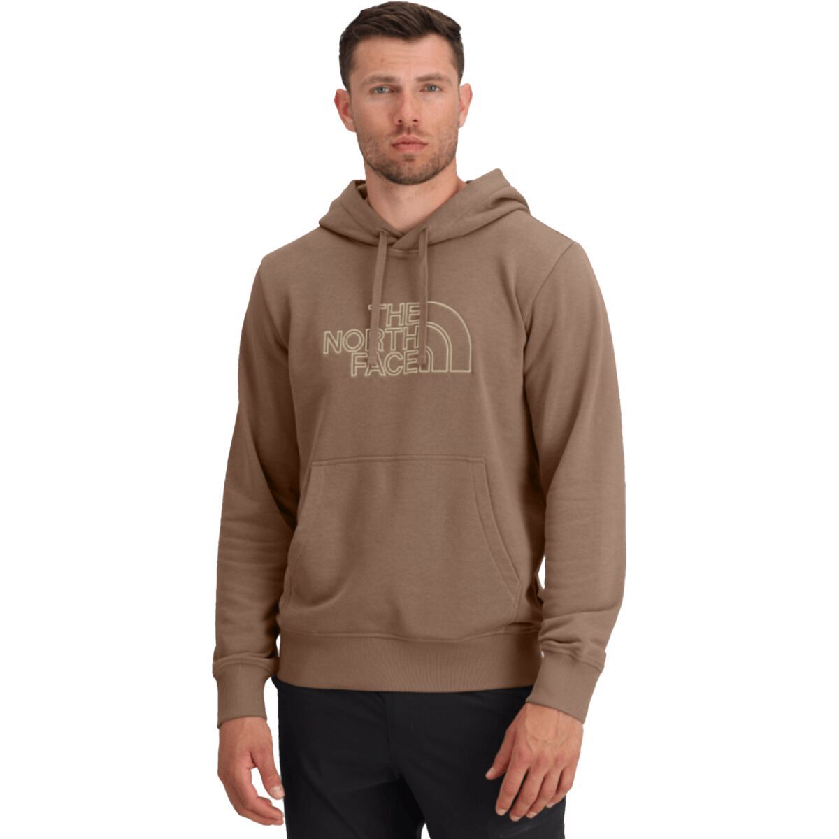 Image of The North Face Drew Peak Light Hoodie - Men's Latte/Gravel, S