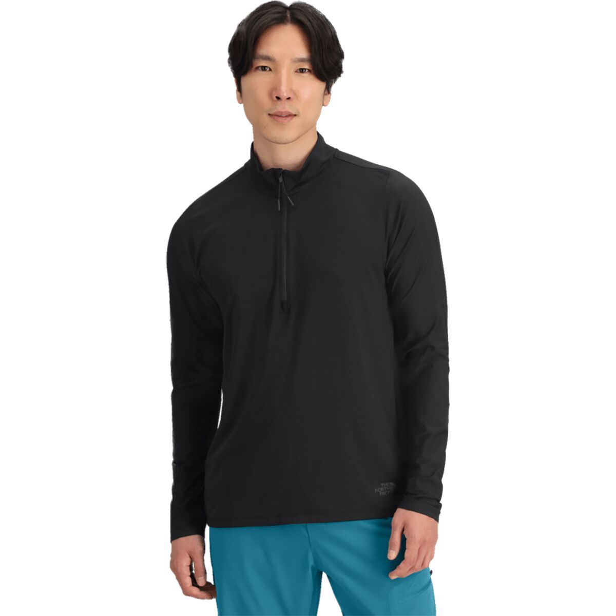 Image of The North Face Dune Sky 1/4-Zip Top - Men's TNF Black, S