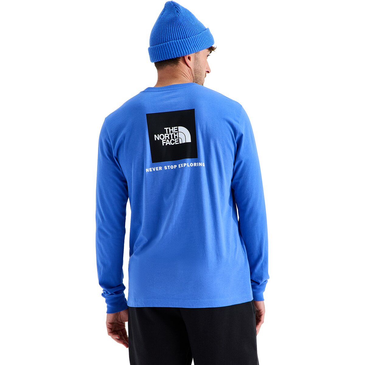 Image of The North Face Evolution Box NSE Long-Sleeve T-Shirt - Men's Active Blue, L