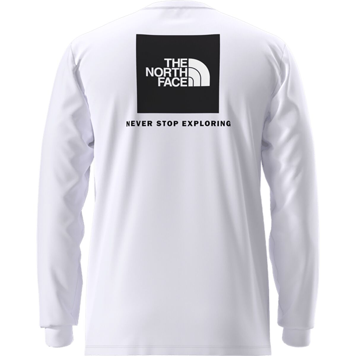Image of The North Face Evolution Box NSE Long-Sleeve T-Shirt - Men's TNF White, XL