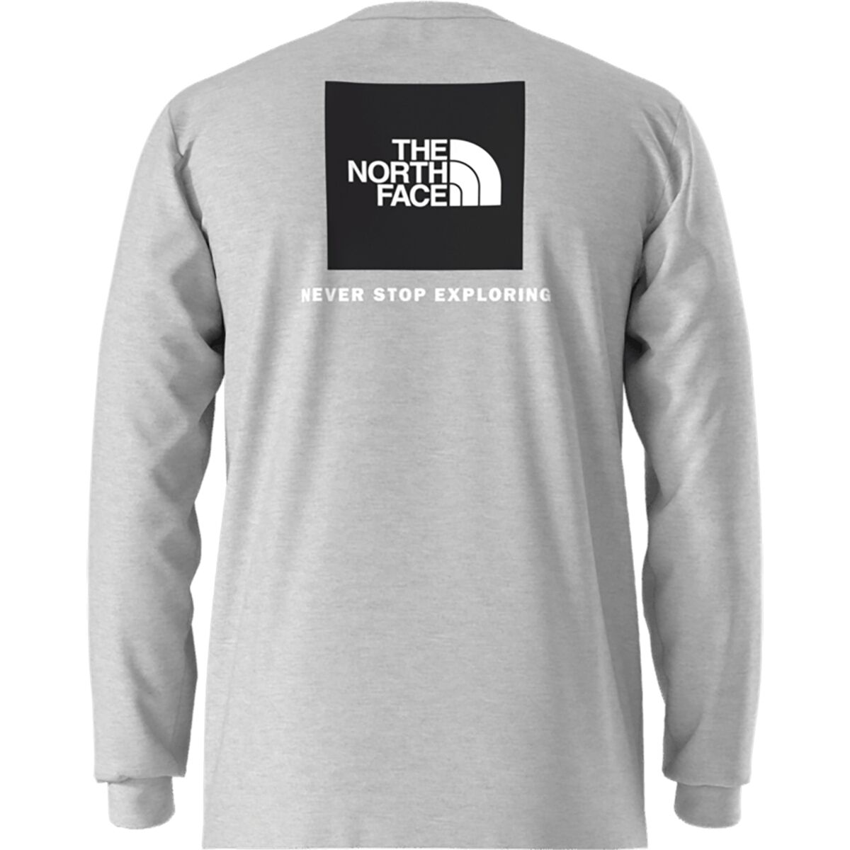 Image of The North Face Evolution Box NSE Long-Sleeve T-Shirt - Men's TNF Pale Grey Heather, 3XL