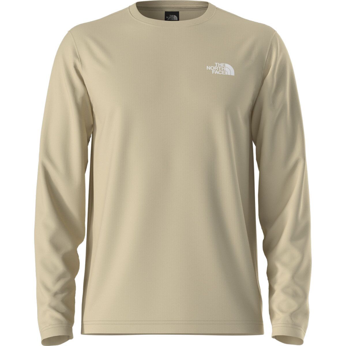 Image of The North Face Long-Sleeve Simple Dome T-Shirt - Men's Gravel, XL