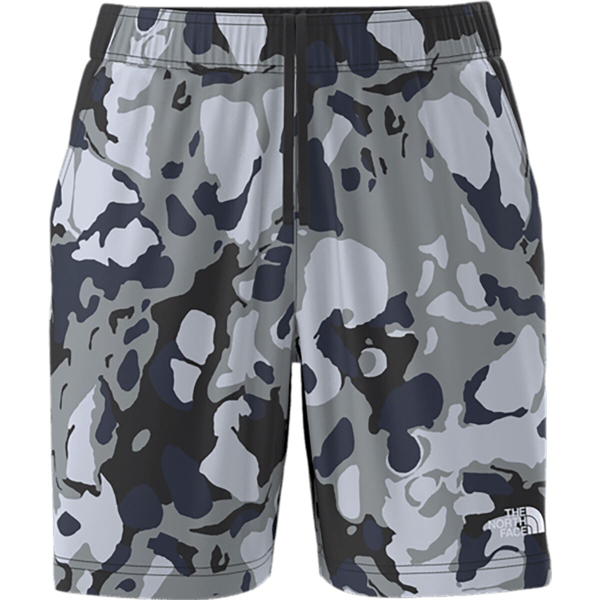 Image of The North Face Mountain Athletics 24/7 AOP 7in Short - Men's TNF Black Light Show Print, S/Reg