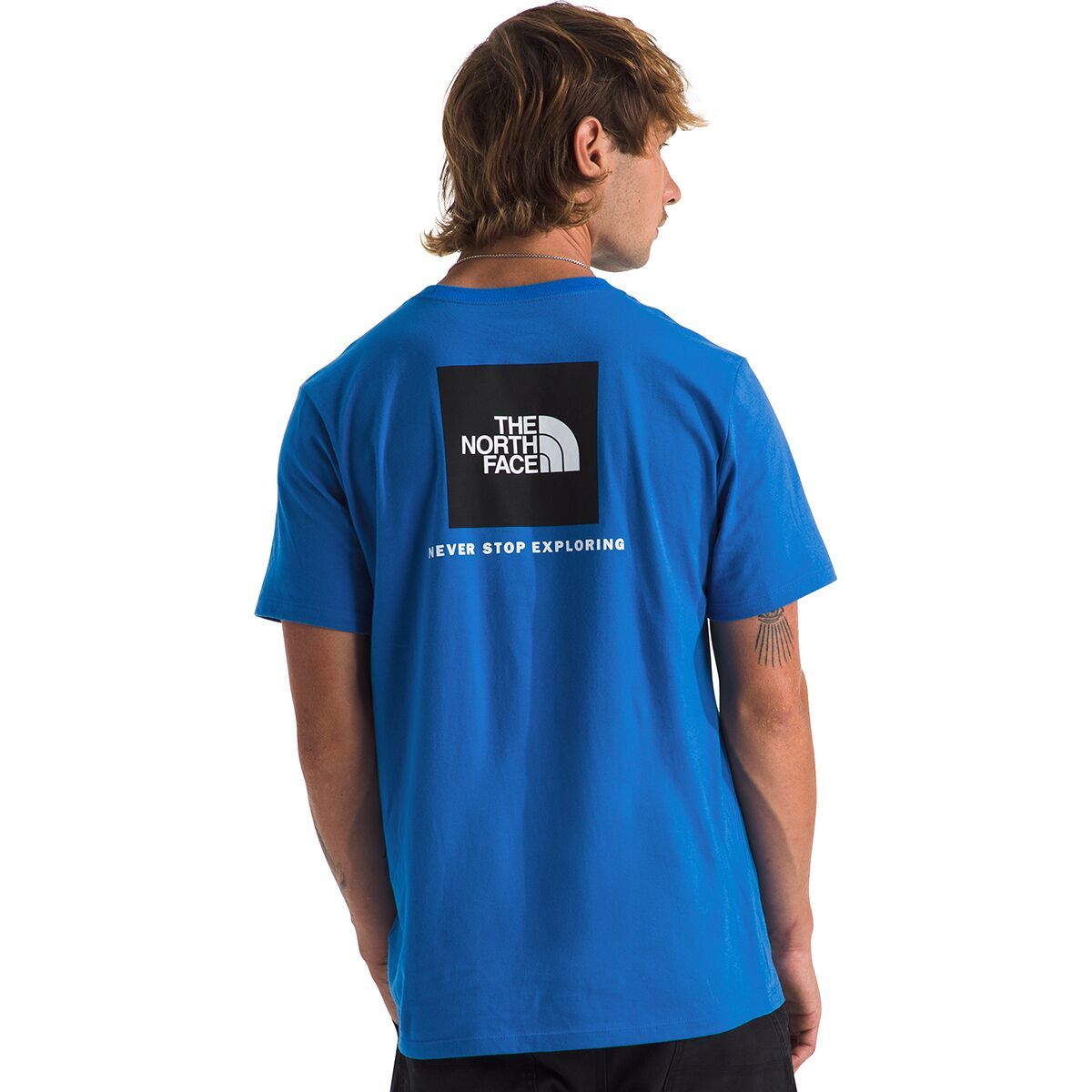 Image of The North Face Evolution Box NSE Short-Sleeve T-Shirt - Men's Hero Blue, S